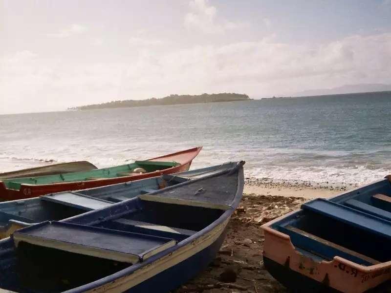 Maya Pollak Fishing Boats at the Beach